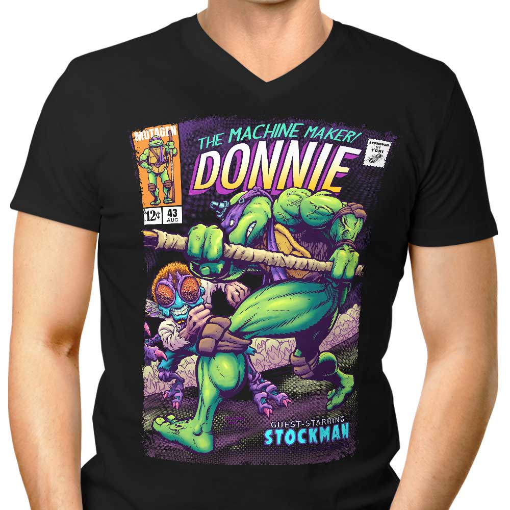 The Machine Maker Men's V-Neck - Adult & Kids T-Shirts, Sweatshirts & Hoodies apparel design preview 1