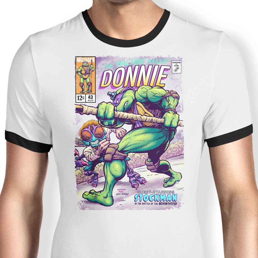 The Machine Maker Ringer - Adult & Kids T-Shirts, Sweatshirts & Hoodies apparel design preview 1