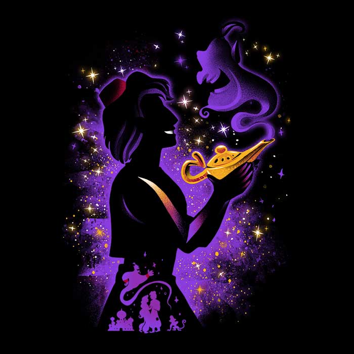 The Magic Lamp - Adult & Kids T-Shirts, Sweatshirts & Hoodies apparel design preview 2