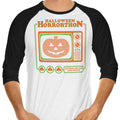 The Magic Pumpkin 3/4 Sleeve Raglan - Adult & Kids T-Shirts, Sweatshirts & Hoodies apparel design preview 1