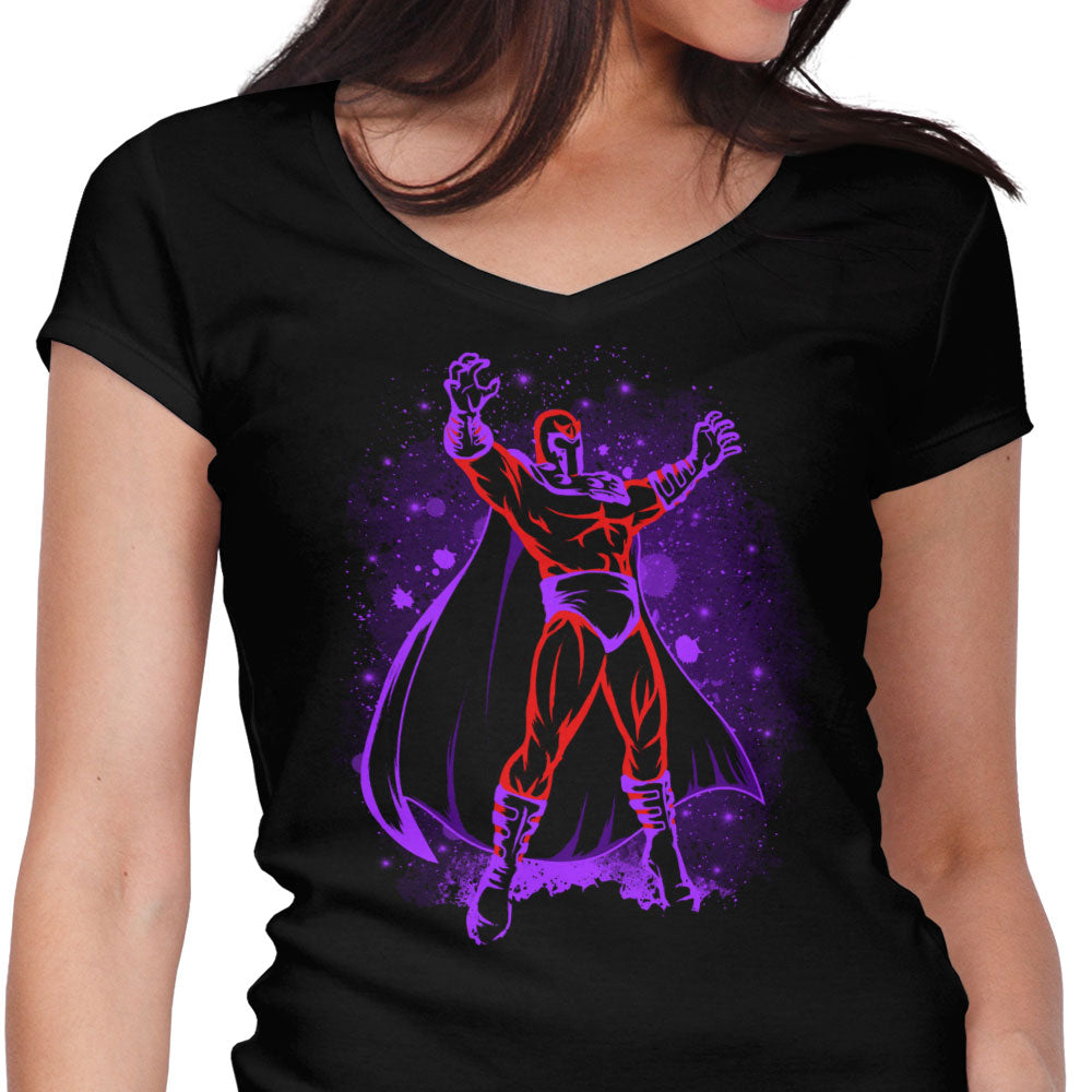 The Magnetic Field Women's V-Neck - Adult & Kids T-Shirts, Sweatshirts & Hoodies apparel design preview 1