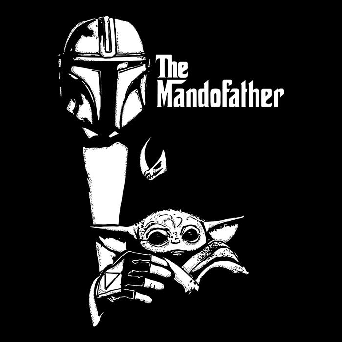 The Mandofather Men's Apparel - Adult & Kids T-Shirts, Sweatshirts & Hoodies apparel design preview 2