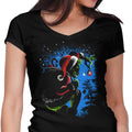 The Mean One Women's V-Neck - Adult & Kids T-Shirts, Sweatshirts & Hoodies apparel design preview 1