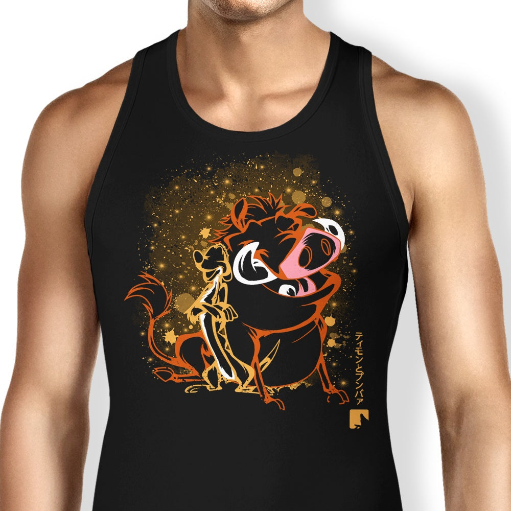 The Meerkat and Warthog Tank Top - Adult & Kids T-Shirts, Sweatshirts & Hoodies apparel design preview 1