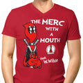 The Merc with a Mouth Men's V-Neck - Adult & Kids T-Shirts, Sweatshirts & Hoodies apparel design preview 1
