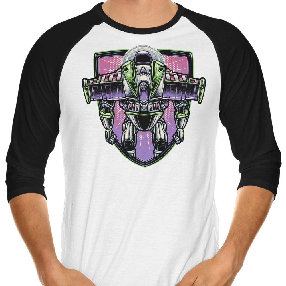 The Mission Beyond Infinity 3/4 Sleeve Raglan - Adult & Kids T-Shirts, Sweatshirts & Hoodies apparel design preview 1
