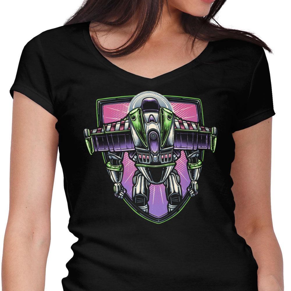 The Mission Beyond Infinity Women's V-Neck - Adult & Kids T-Shirts, Sweatshirts & Hoodies apparel design preview 1