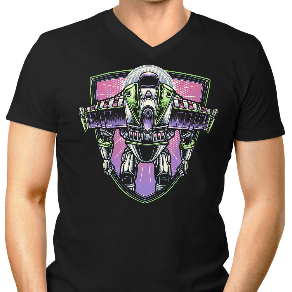 The Mission Beyond Infinity Men's V-Neck - Adult & Kids T-Shirts, Sweatshirts & Hoodies apparel design preview 1
