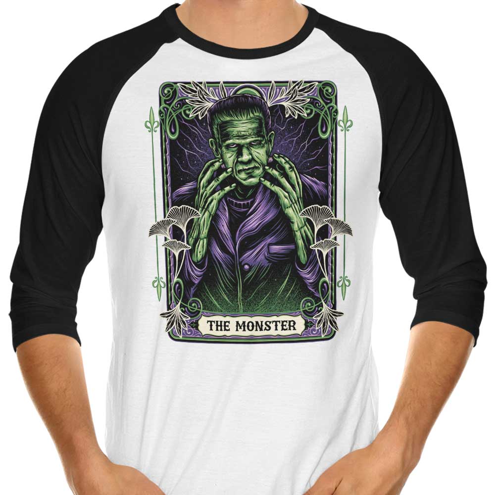 The Monster 3/4 Sleeve Raglan - Adult & Kids T-Shirts, Sweatshirts & Hoodies apparel design preview 1
