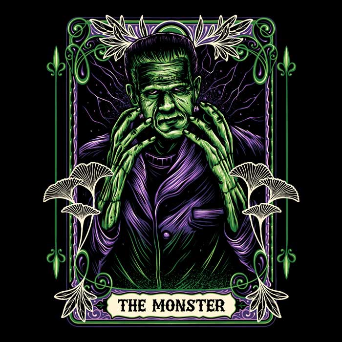 The Monster Ringer - Adult & Kids T-Shirts, Sweatshirts & Hoodies apparel design preview 2