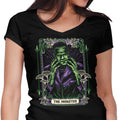 The Monster Women's V-Neck - Adult & Kids T-Shirts, Sweatshirts & Hoodies apparel design preview 1
