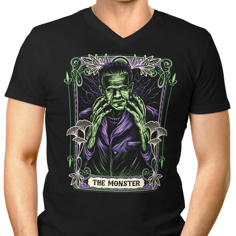 The Monster Men's V-Neck - Adult & Kids T-Shirts, Sweatshirts & Hoodies apparel design preview 1
