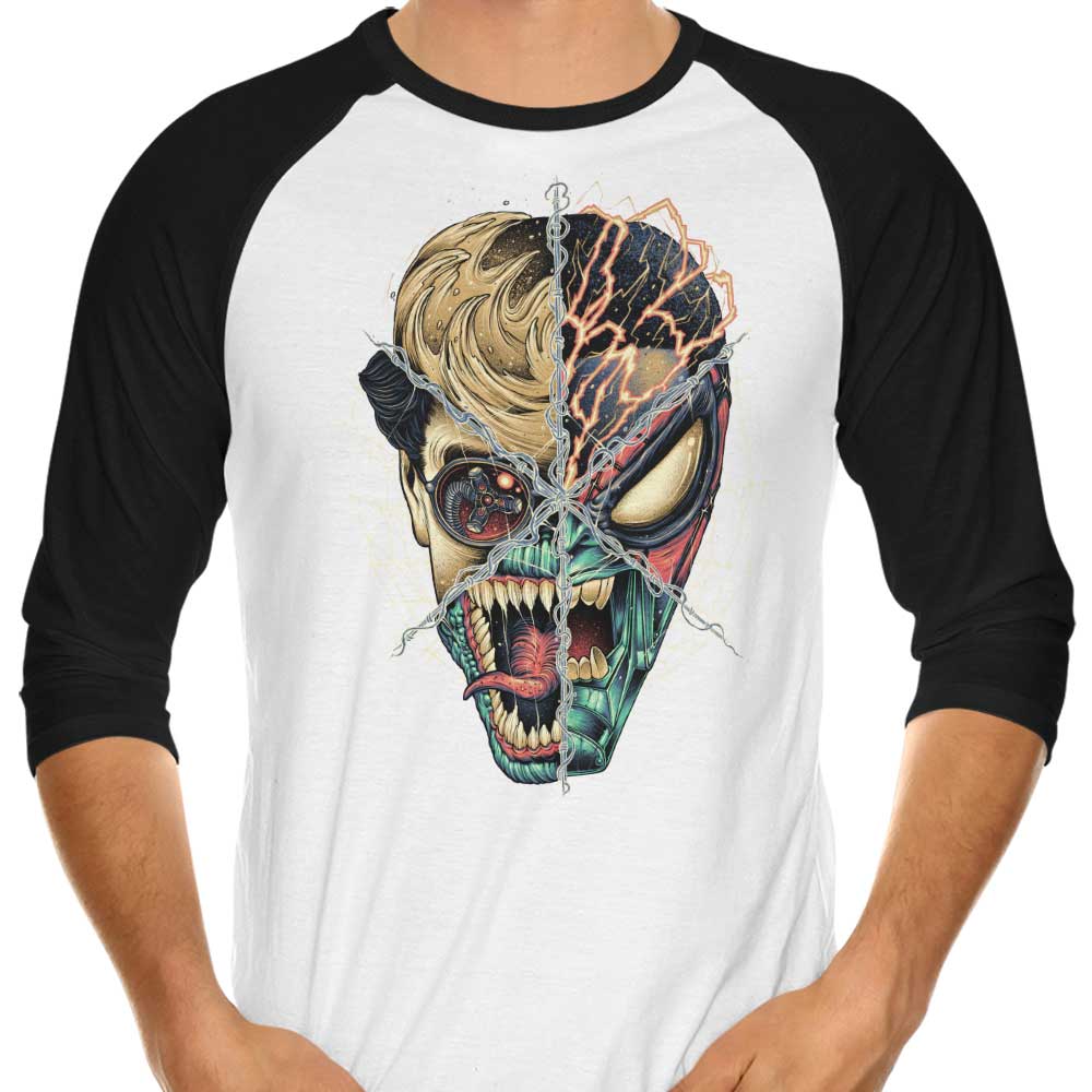 The Multiverse is Calling 3/4 Sleeve Raglan - Adult & Kids T-Shirts, Sweatshirts & Hoodies apparel design preview 1