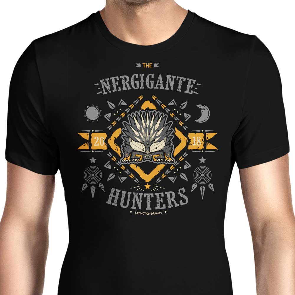 The Nergigante Hunters Men's Apparel - Adult & Kids T-Shirts, Sweatshirts & Hoodies apparel design preview 1