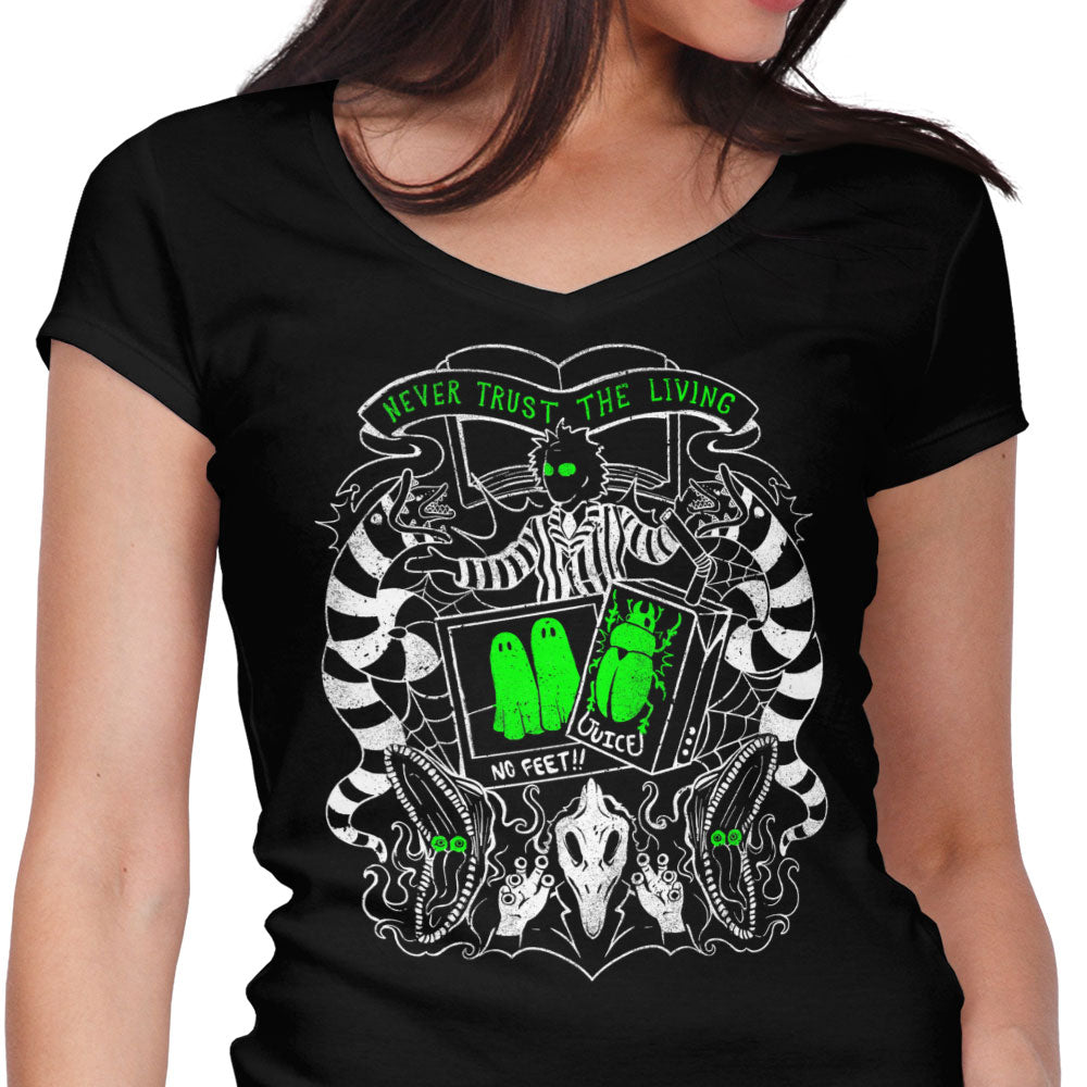 The Nether Emblem Women's V-Neck - Adult & Kids T-Shirts, Sweatshirts & Hoodies apparel design preview 1