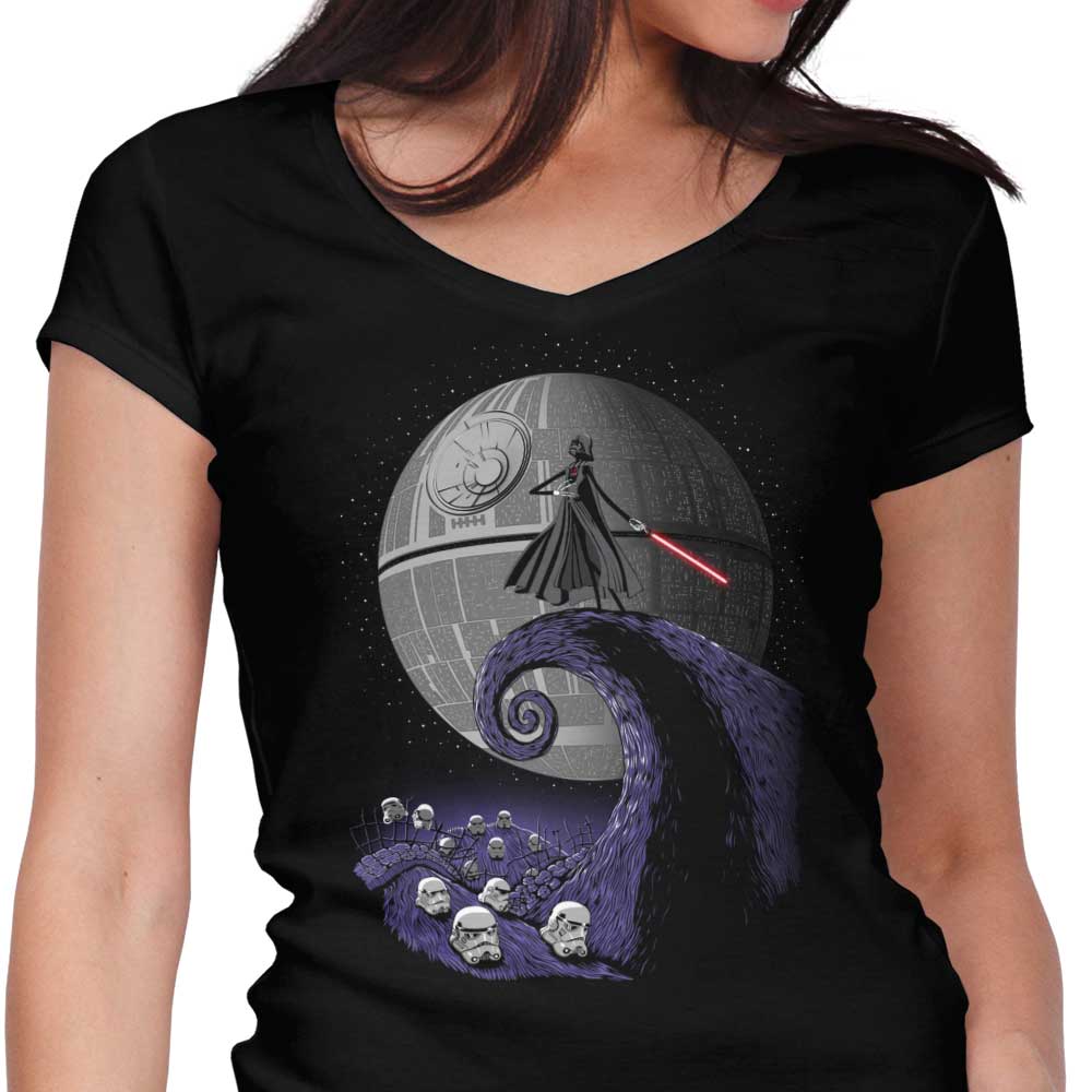 The Nightmare Before Empire Women's V-Neck - Adult & Kids T-Shirts, Sweatshirts & Hoodies apparel design preview 1