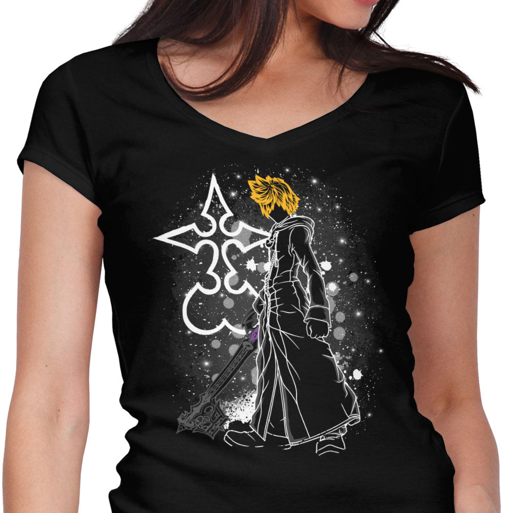 The Nobody Women's V-Neck - Adult & Kids T-Shirts, Sweatshirts & Hoodies apparel design preview 1