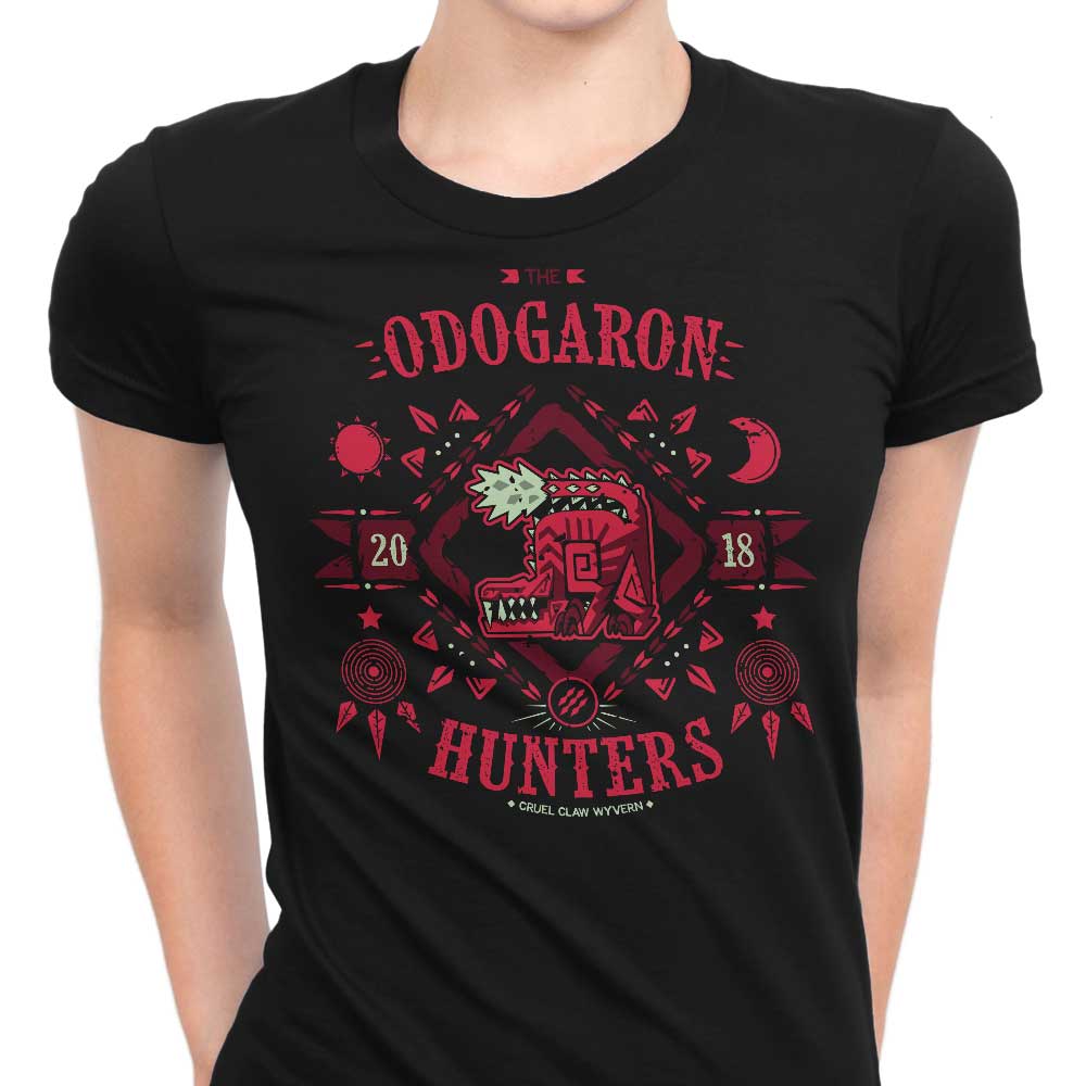 The Odogaron Hunters Women's Apparel - Adult & Kids T-Shirts, Sweatshirts & Hoodies apparel design preview 1