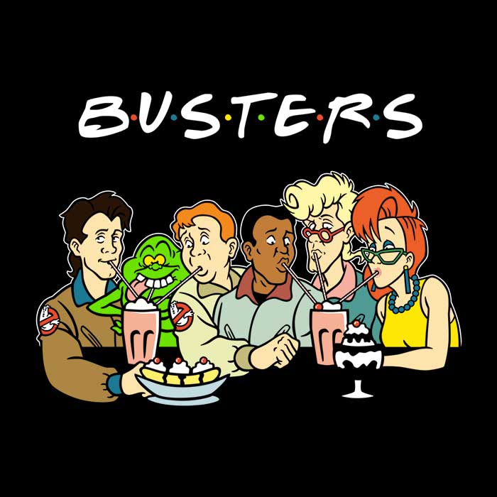The One with Busters - Adult & Kids T-Shirts, Sweatshirts & Hoodies apparel design preview 2