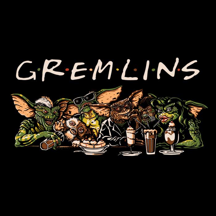 The One With Gremlins Men's Apparel - Adult & Kids T-Shirts, Sweatshirts & Hoodies apparel design preview 2