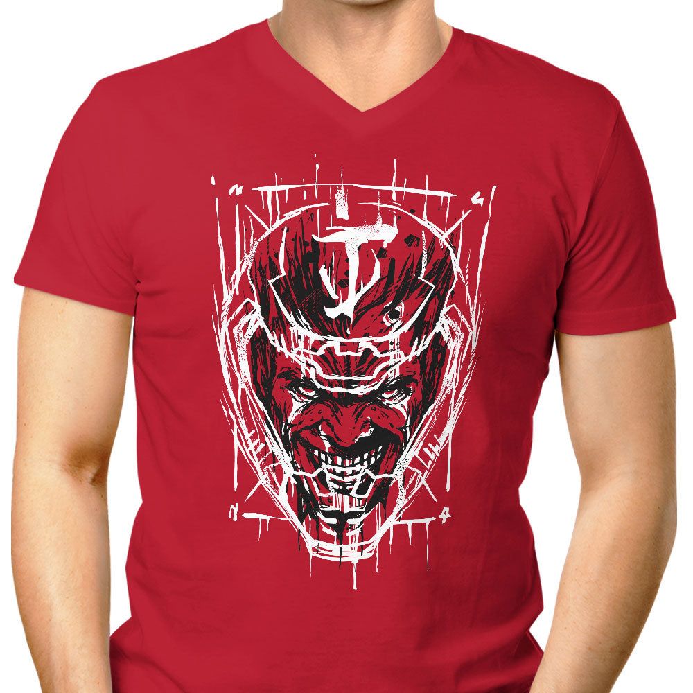 The Only Face They Fear Men's V-Neck - Adult & Kids T-Shirts, Sweatshirts & Hoodies apparel design preview 1