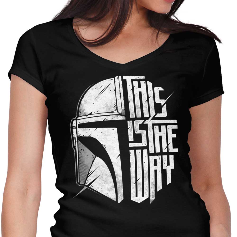 The Only Way Women's V-Neck - Adult & Kids T-Shirts, Sweatshirts & Hoodies apparel design preview 1