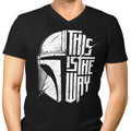 The Only Way Men's V-Neck - Adult & Kids T-Shirts, Sweatshirts & Hoodies apparel design preview 1