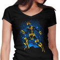 The Optic Blast Women's V-Neck - Adult & Kids T-Shirts, Sweatshirts & Hoodies apparel design preview 1