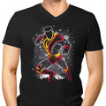 The Organic Steel Men's V-Neck - Adult & Kids T-Shirts, Sweatshirts & Hoodies apparel design preview 1