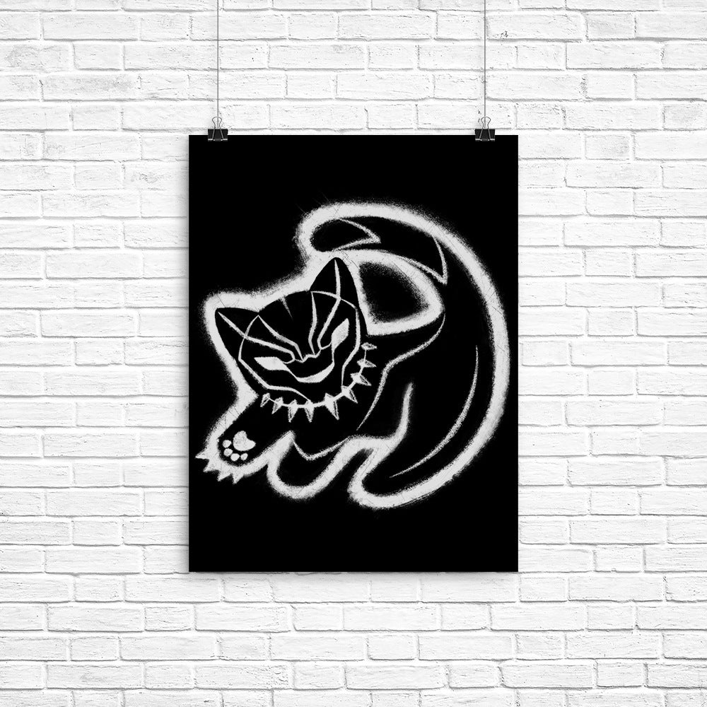 The Panther King Poster - Adult & Kids T-Shirts, Sweatshirts & Hoodies apparel design preview 1