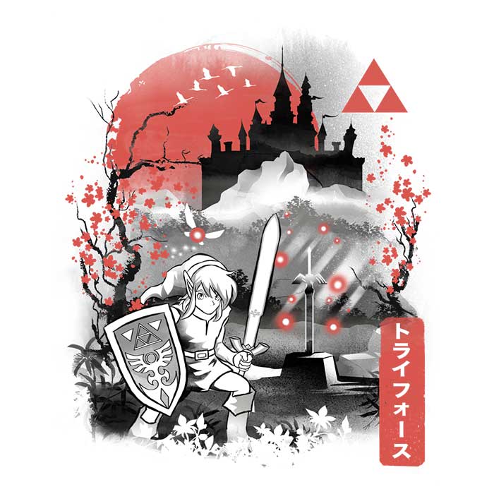 The Past Sumi-e Men's Apparel - Adult & Kids T-Shirts, Sweatshirts & Hoodies apparel design preview 2