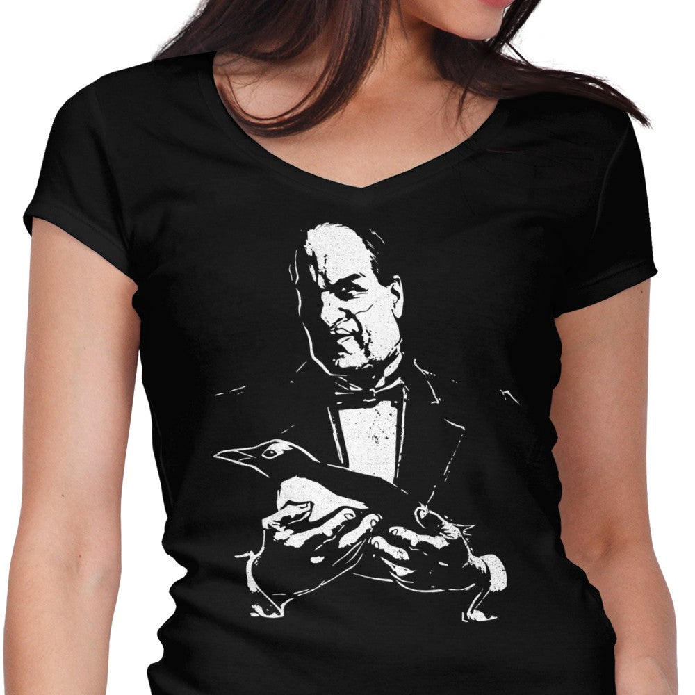 The Penguinfather Women's V-Neck - Adult & Kids T-Shirts, Sweatshirts & Hoodies apparel design preview 1