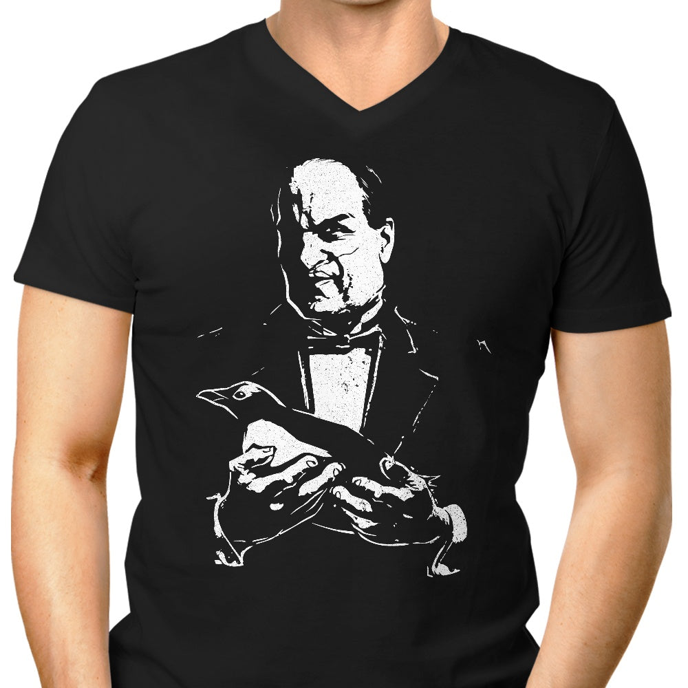The Penguinfather Men's V-Neck - Adult & Kids T-Shirts, Sweatshirts & Hoodies apparel design preview 1