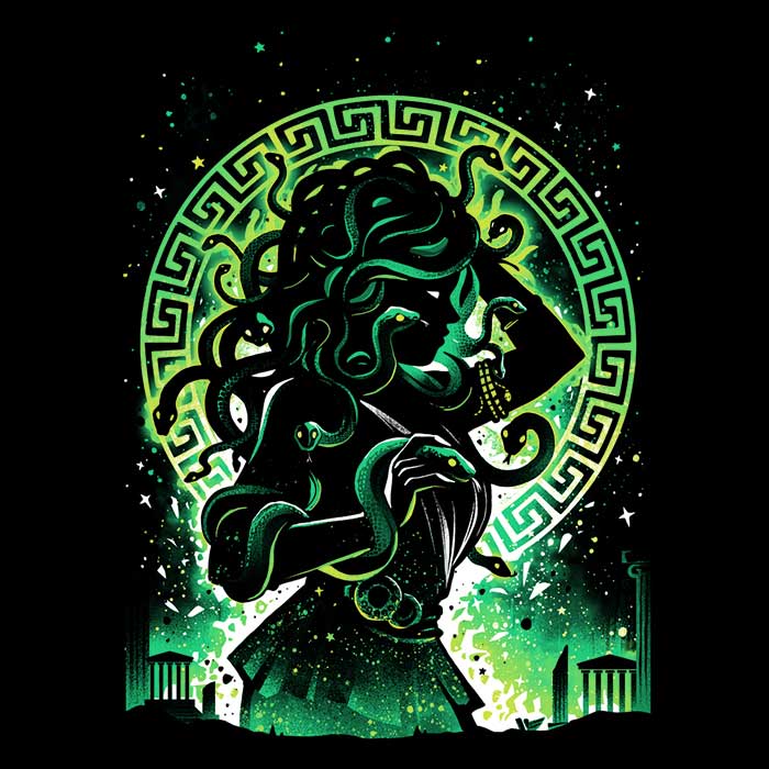 The Petrifying Gaze Tank Top - Adult & Kids T-Shirts, Sweatshirts & Hoodies apparel design preview 2