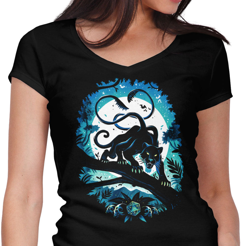 The Phantom Stalker Women's V-Neck - Adult & Kids T-Shirts, Sweatshirts & Hoodies apparel design preview 1
