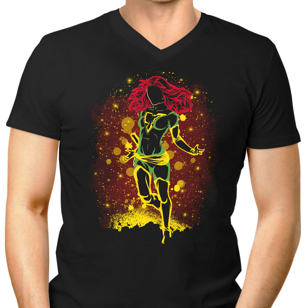 The Phoenix Rage Men's V-Neck - Adult & Kids T-Shirts, Sweatshirts & Hoodies apparel design preview 1