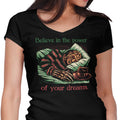 The Power of Dreams Women's V-Neck - Adult & Kids T-Shirts, Sweatshirts & Hoodies apparel design preview 1