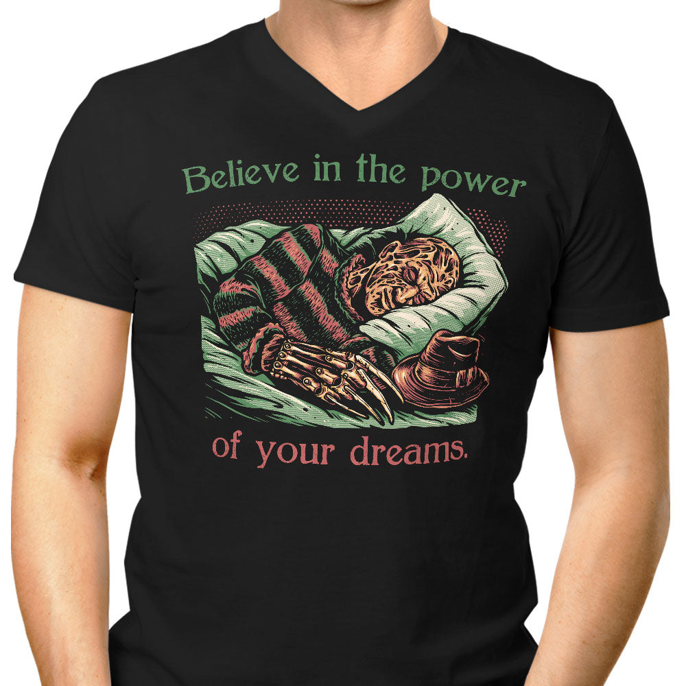 The Power of Dreams Men's V-Neck - Adult & Kids T-Shirts, Sweatshirts & Hoodies apparel design preview 1