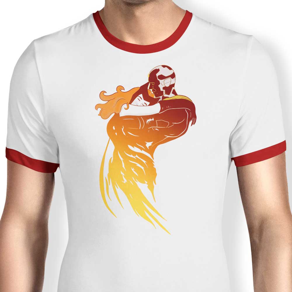 The Power of Love Ringer - Adult & Kids T-Shirts, Sweatshirts & Hoodies apparel design preview 1