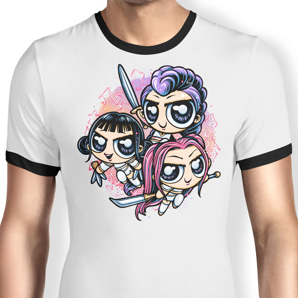 The Power of Music Ringer - Adult & Kids T-Shirts, Sweatshirts & Hoodies apparel design preview 1