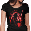 The Power of Dark Side Women's V-Neck - Adult & Kids T-Shirts, Sweatshirts & Hoodies apparel design preview 1