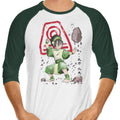 The Power of Earth Kingdom 3/4 Sleeve Raglan - Adult & Kids T-Shirts, Sweatshirts & Hoodies apparel design preview 1