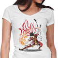 The Power of Fire Nation Women's V-Neck - Adult & Kids T-Shirts, Sweatshirts & Hoodies apparel design preview 1