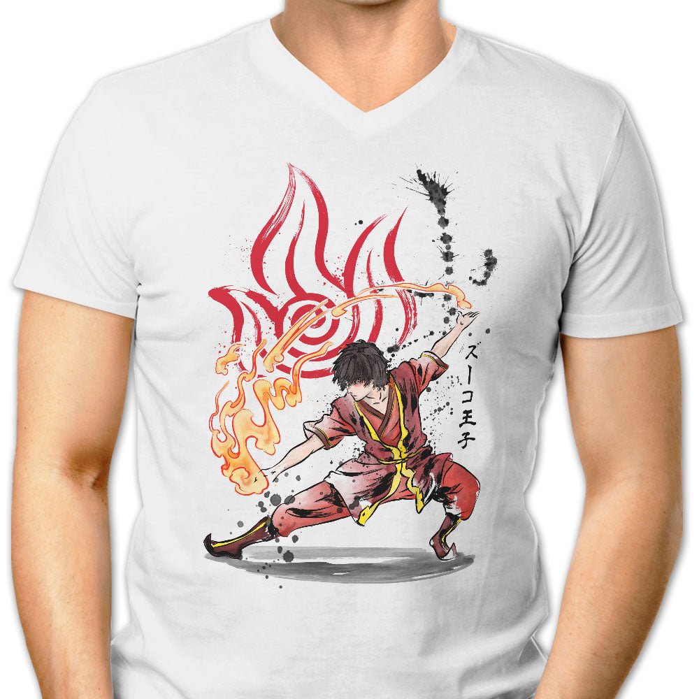 The Power of Fire Nation Men's V-Neck - Adult & Kids T-Shirts, Sweatshirts & Hoodies apparel design preview 1