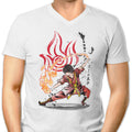 The Power of Fire Nation Men's V-Neck - Adult & Kids T-Shirts, Sweatshirts & Hoodies apparel design preview 1