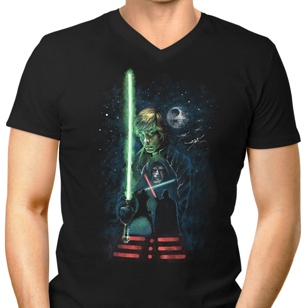 The Power of Force Men's V-Neck - Adult & Kids T-Shirts, Sweatshirts & Hoodies apparel design preview 1