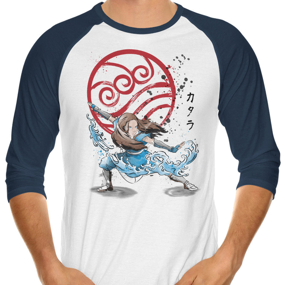 The Power of Water Tribe 3/4 Sleeve Raglan - Adult & Kids T-Shirts, Sweatshirts & Hoodies apparel design preview 1