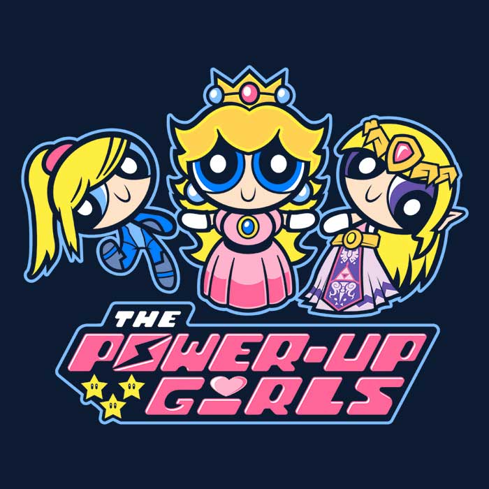 The Power Up Girls Tank Top - Adult & Kids T-Shirts, Sweatshirts & Hoodies apparel design preview 2