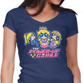 The Power Up Girls Women's V-Neck - Adult & Kids T-Shirts, Sweatshirts & Hoodies apparel design preview 1