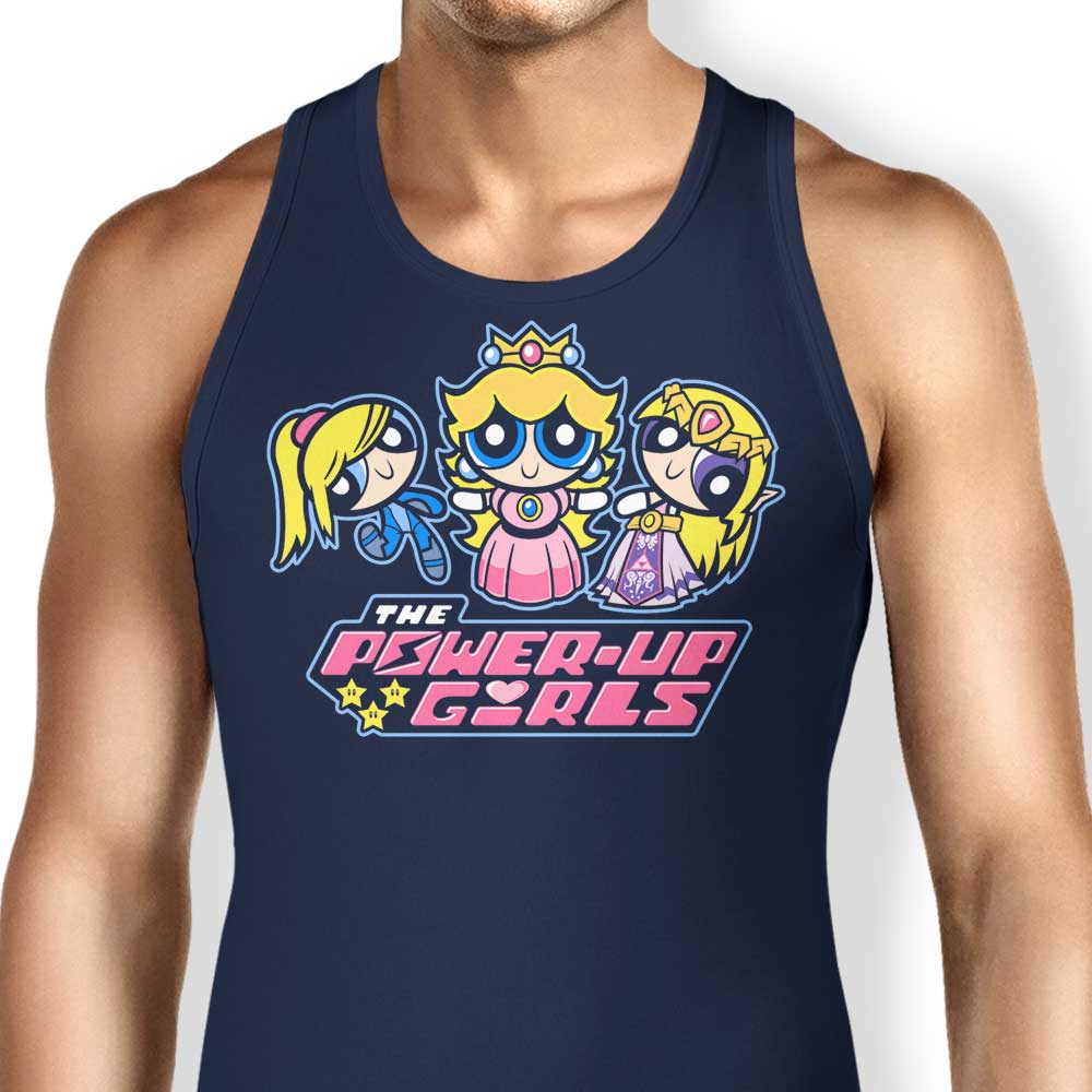 The Power Up Girls Tank Top - Adult & Kids T-Shirts, Sweatshirts & Hoodies apparel design preview 1